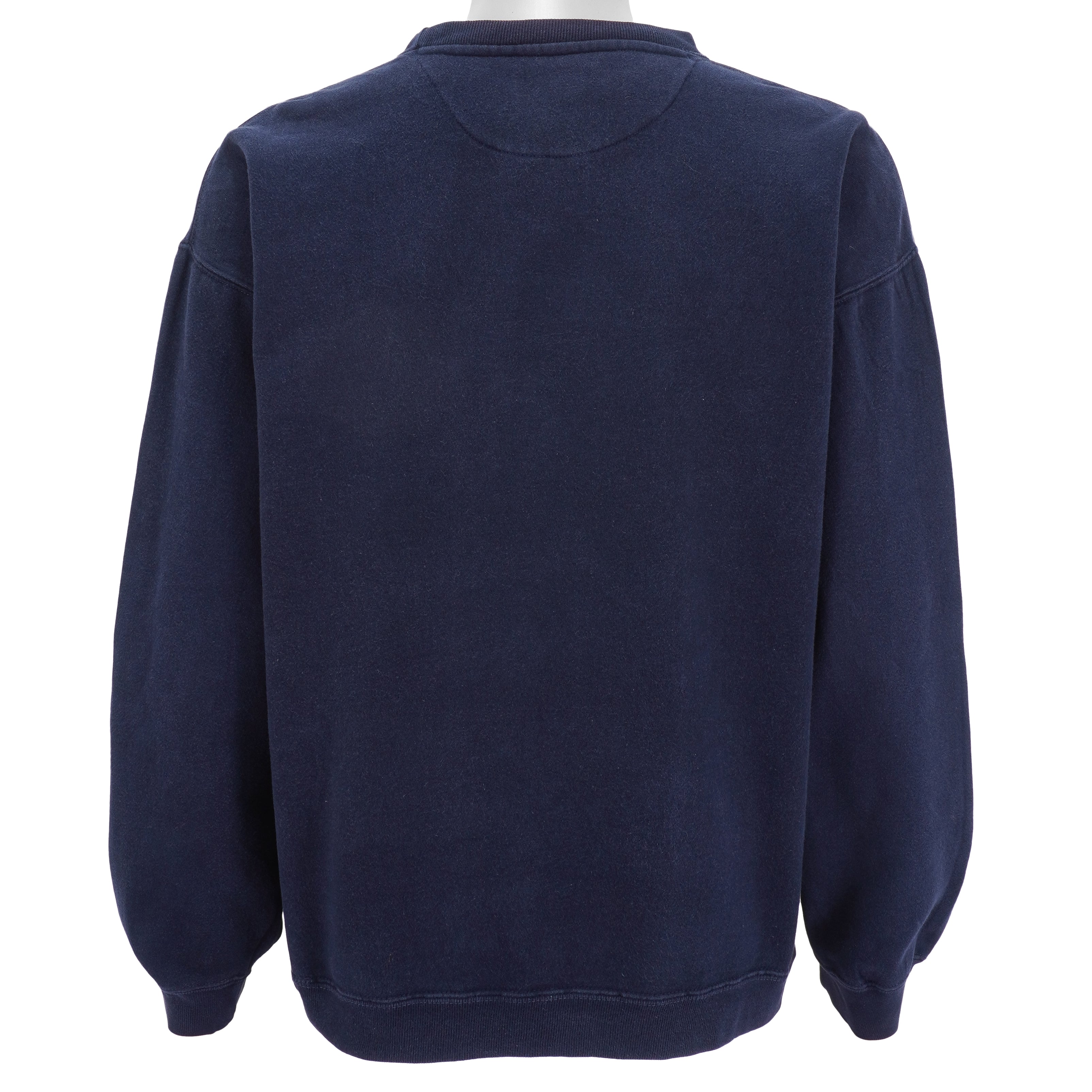 Ralph Lauren - Chaps Jeans Spell-Out Crew Neck Sweatshirt 1990s Large Vintage Retro