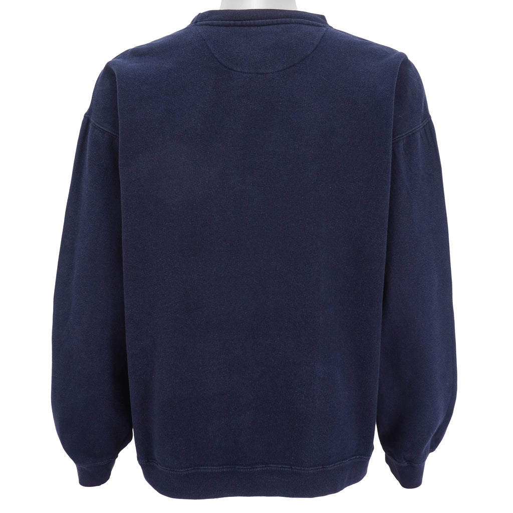 Ralph Lauren - Chaps Jeans Spell-Out Crew Neck Sweatshirt 1990s Large Vintage Retro