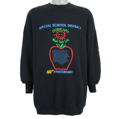 Vintage - 40th Anniversary Special School District Crew Neck Sweatshirt 1990s XX-Large