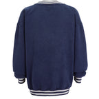 Karl Kani - Blue Big Spell-Out Crew Neck Sweatshirt 1990s XX-Large