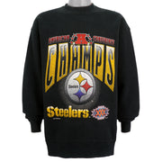 NFL (Salem) - Pittsburgh Steelers Crew Neck Sweatshirt 1996 X-Large Vintage Retro Football