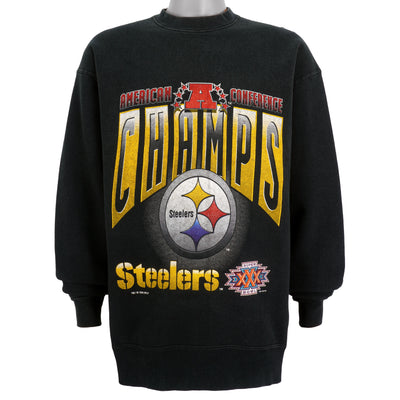 NFL (Salem) - Pittsburgh Steelers Crew Neck Sweatshirt 1996 X-Large