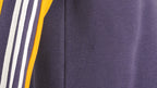 Adidas - Grey with Yellow V-Neck Sweatshirt 1990s Medium Vintage Retro
