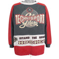 Vintage (Gitano) - Techna-sport Hockey Crew Neck Sweatshirt 1990s Large Vintage Retro Hockey