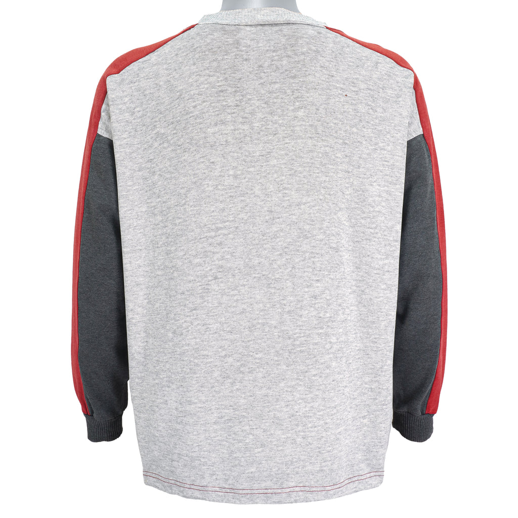 Vintage (Gitano) - Techna-sport Hockey Crew Neck Sweatshirt 1990s Large Vintage Retro Hockey