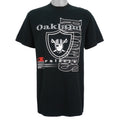 NFL (Russell Athletic) - Oakland Raiders Spell-Out T-Shirt 1996 Medium Vintage Retro Football
