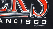 NFL (Competitor) - San Francisco 49ers Spell-Out T-Shirt 1993 Large Vintage Retro Football
