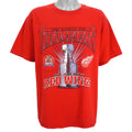 NHL (Lee) - Detroit Red Wings, Stanley Cup Champions Deadstock T-Shirt 1997 X-Large Vintage Retro Hockey