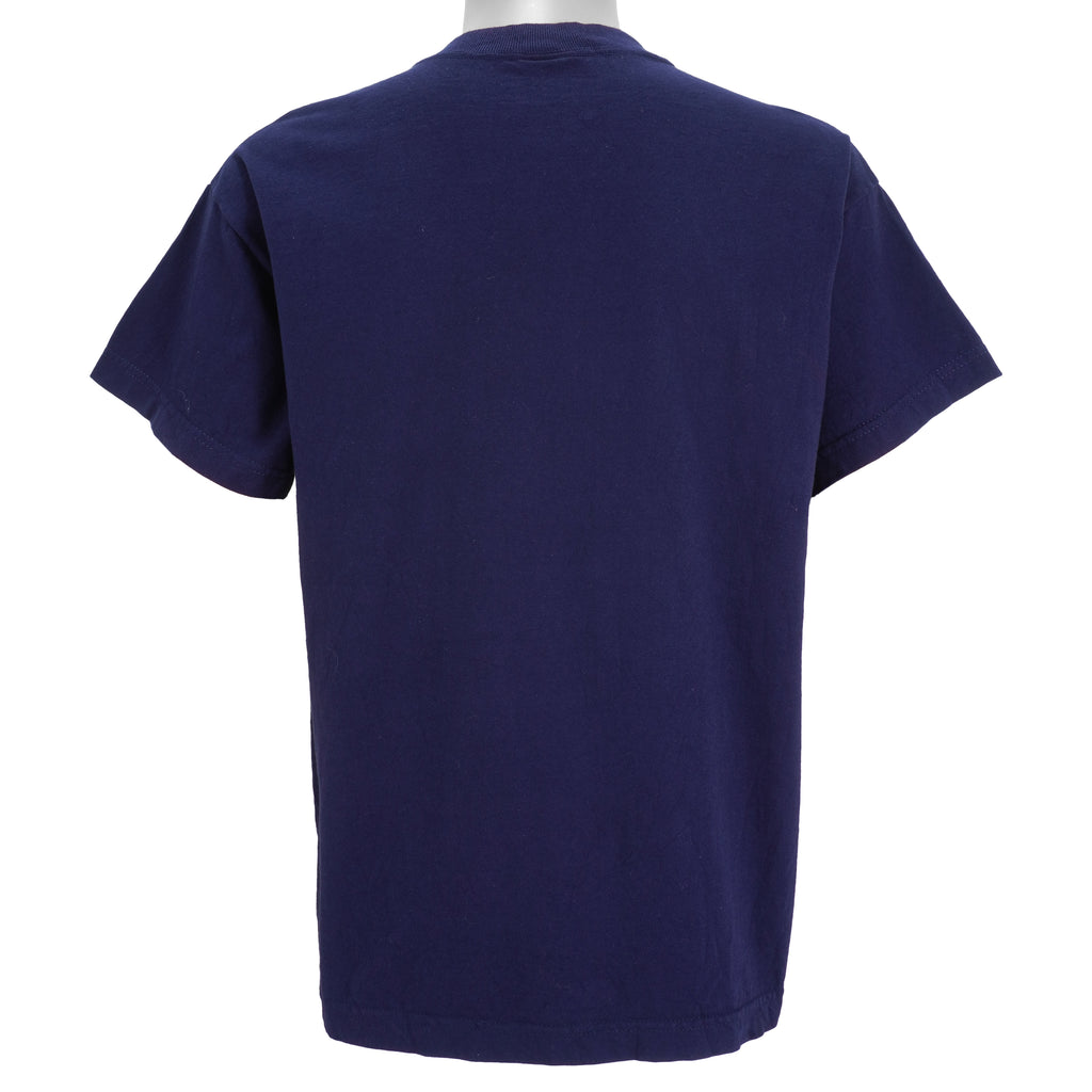 NFL (Salem) - New England Patriots Big Spell-Out T-Shirt 1994 Large Vintage Retro Football 