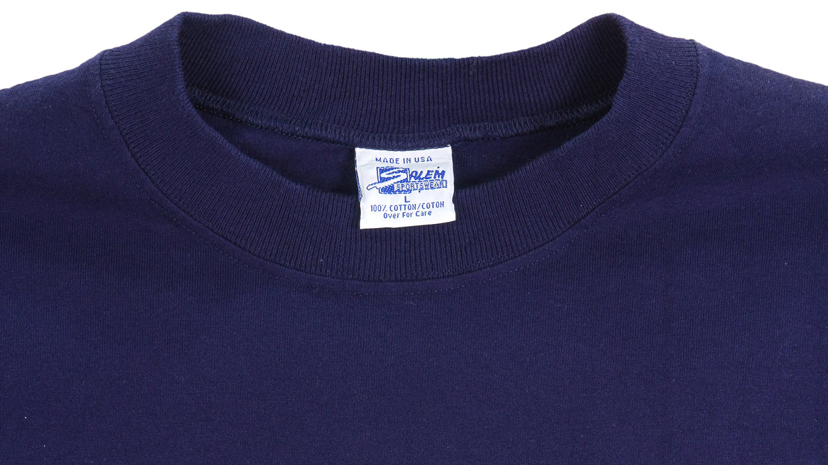 NFL (Salem) - New England Patriots Big Spell-Out T-Shirt 1994 Large Vintage Retro Football