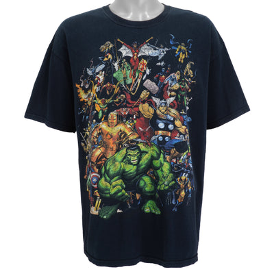 Marvel - Black Super Heroes Printed T-Shirt 1990s X-Large