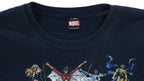 Marvel - Black Super Heroes Printed T-Shirt 1990s X-Large Vintage Retro
