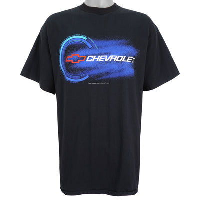 NASCAR (Checkered Flag) - Chevrolet Racing Spell-Out T-Shirt 1990s X-Large