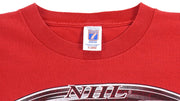 NHL (Logo 7) - Detroit Red Wings, Stanley Cup Champs Big Logo T-Shirt 1998 X-Large Vintage Retro Hockey