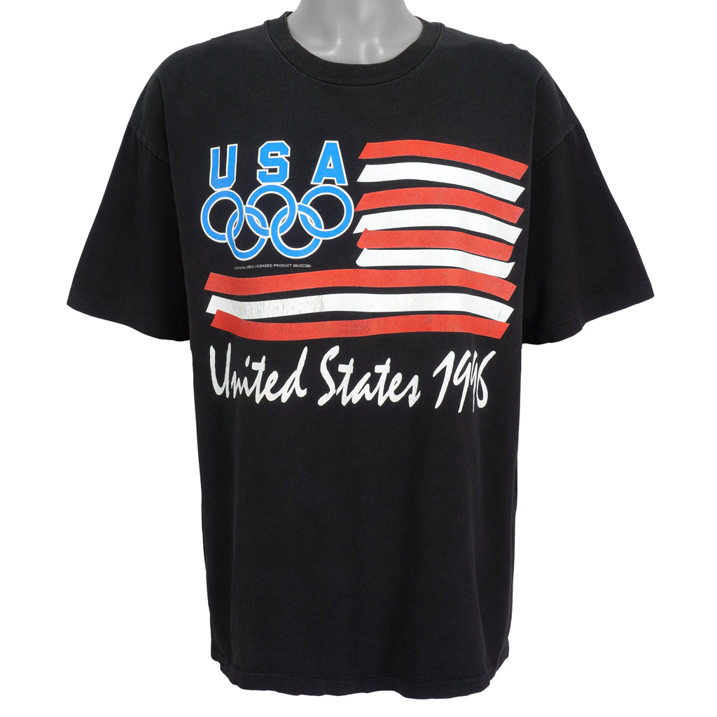 Vintage (Hanes) - USA Olympic Big Spell-Out T-Shirt 1996 X-Large Vintage Retro 