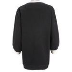 Stussy - Black Spell-Out Crew Neck Sweatshirt 1990s Medium Vintage Retro