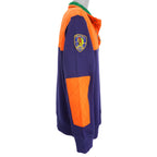 Ralph Lauren (Polo Sport) - Blue & Orange 1/4 Button Sweatshirt 1990s XX-Large Vintage Retro