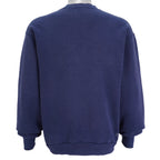 Guess - Blue Spell-Out Crew Neck Sweatshirt 1990s Medium Vintage Retro