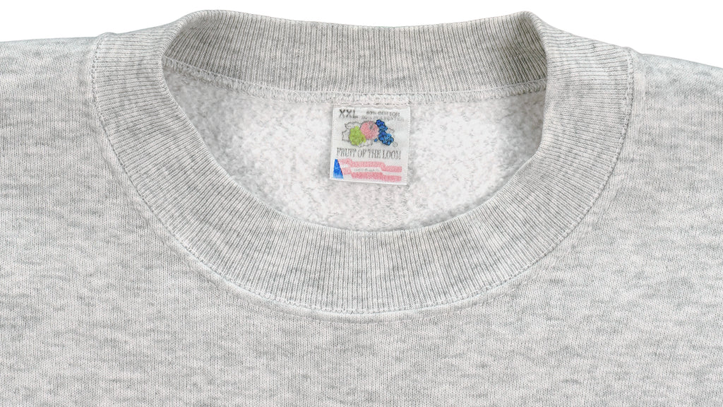 Vintage - 10th Annual Blizzard Ball Spell-Out Crew Neck Sweatshirt 1990s X-Large Vintage Retro