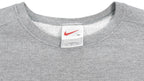 Nike - Grey Classic Crew Neck Sweatshirt 1990s X-Large Vintage Retro
