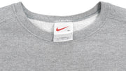 Nike - Grey Classic Crew Neck Sweatshirt 1990s X-Large Vintage Retro