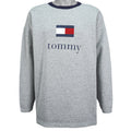 Tommy Hilfiger - Tommy Spell-Out Crew Neck Sweatshirt 1990s X-Large Vintage Retro