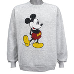 Disney - Mickey Crew Neck Sweatshirt 1980s Large
