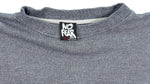 Vintage - Grey No Fear Crew Neck Sweatshirt 1990s X-Large Vintage Retro