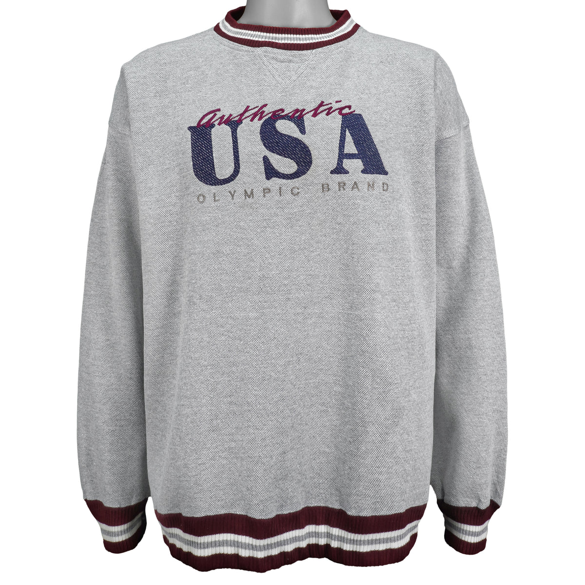 Vintage (Team USA) - Authentic USA Olympic Brand Crew Neck Sweatshirt 1990s X-Large Vintage Retro