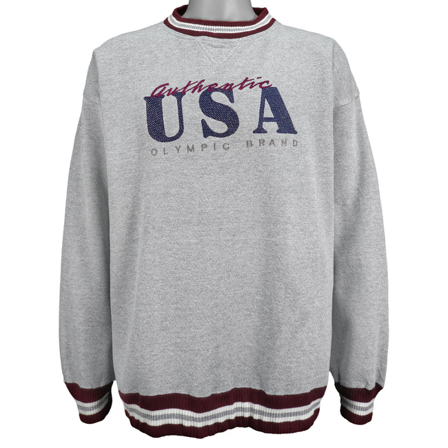 Vintage (Team USA) - Authentic USA Olympic Brand Crew Neck Sweatshirt –  Vintage Club Clothing