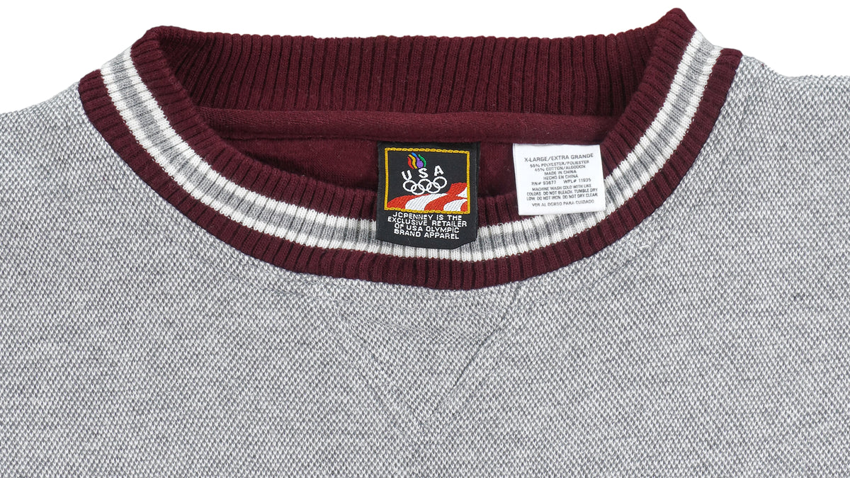 Vintage (Team USA) - Authentic USA Olympic Brand Crew Neck Sweatshirt 1990s X-Large Vintage Retro