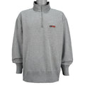 Tommy Hilfiger - Grey 085 Spell-Out 1/4 Zip Sweatshirt 1990s X-Large Vintage Retro