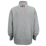 Tommy Hilfiger - Grey 085 Spell-Out 1/4 Zip Sweatshirt 1990s X-Large Vintage Retro
