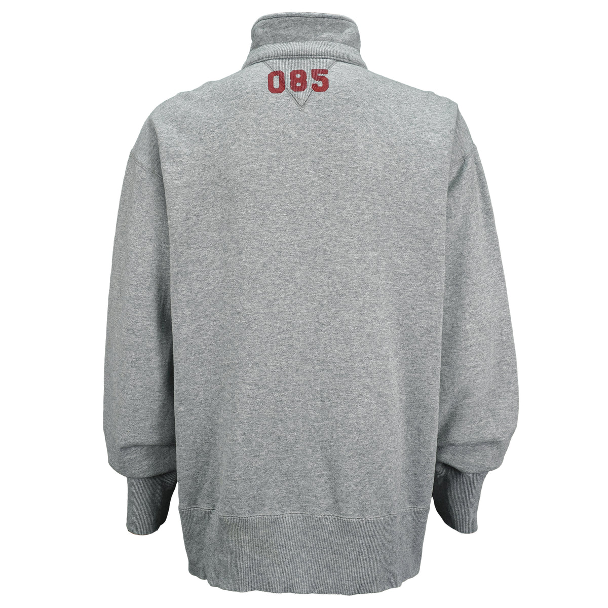 Tommy Hilfiger - Grey 085 Spell-Out 1/4 Zip Sweatshirt 1990s X-Large Vintage Retro