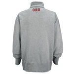 Tommy Hilfiger - Grey 085 Spell-Out 1/4 Zip Sweatshirt 1990s X-Large Vintage Retro