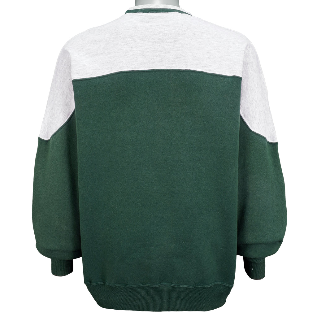 NHL (Chalk Line) - Dallas Stars Big Spell-Out Crew Neck Sweatshirt 1990s X-Large Vintage Retro Hockey