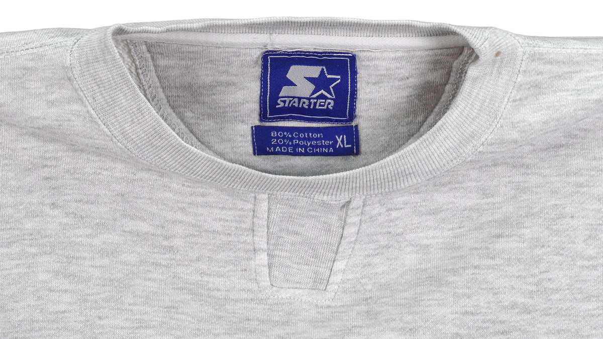 Starter - Houston Rockets Spell-Out Crew Neck Sweatshirt 1990s X-Large Vintage Retro Basketball