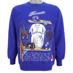 MLB (Nutmeg) - Toronto Blue Jays Sweatshirt 1990s Small Vintage Retro Baseball