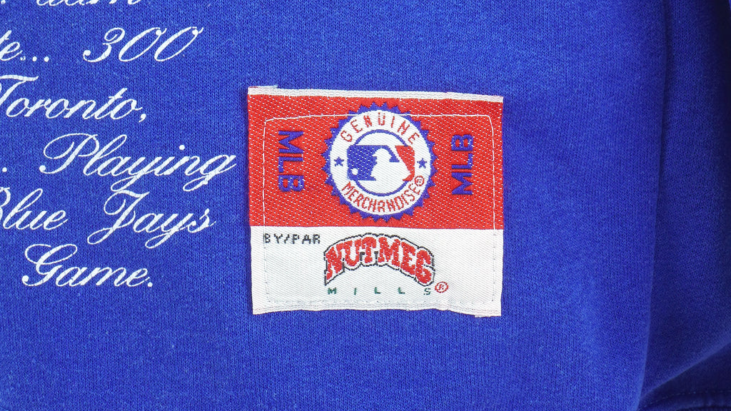 MLB (Nutmeg) - Toronto Blue Jays Sweatshirt 1990s Small Vintage Retro Baseball