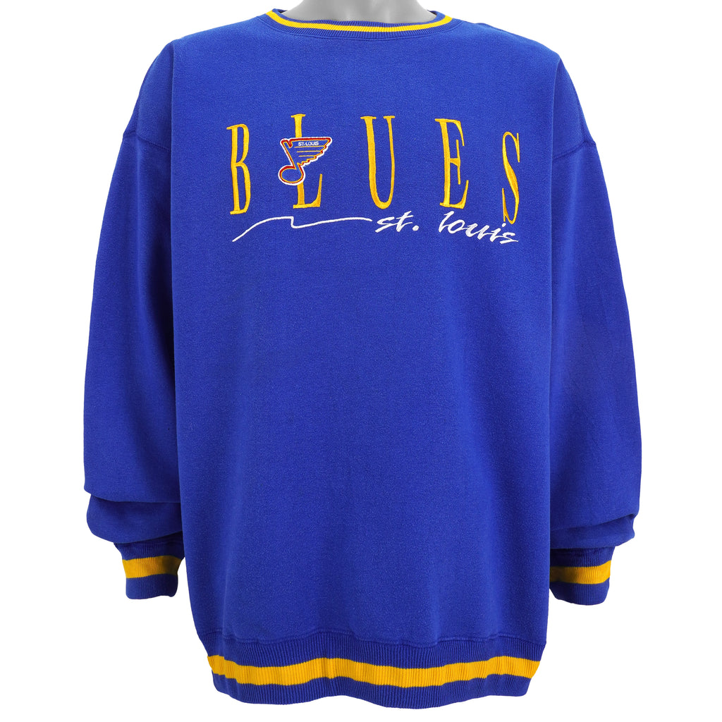 NHL - St. Louis Blues Sweatshirt 1990s X-Large Vintage Retro Hockey