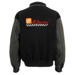 NASCAR (Canada Sportwear) - Home Depot Racing Leather Jacket 1990s Large