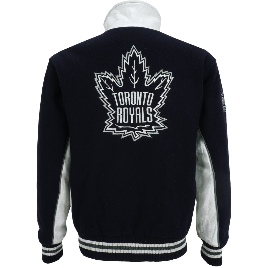 NHL - Toronto Royals Zip Up Varsity Jacket 1990s Small Vintage Retro Hockey
