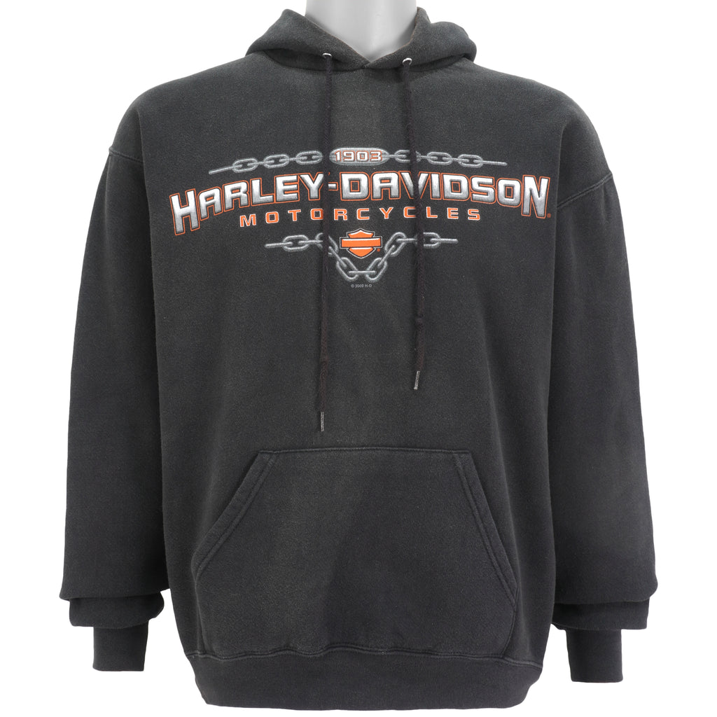 Harley Davidson - Woodstock Hooded Sweatshirt 2002 Medium Vintage Retro