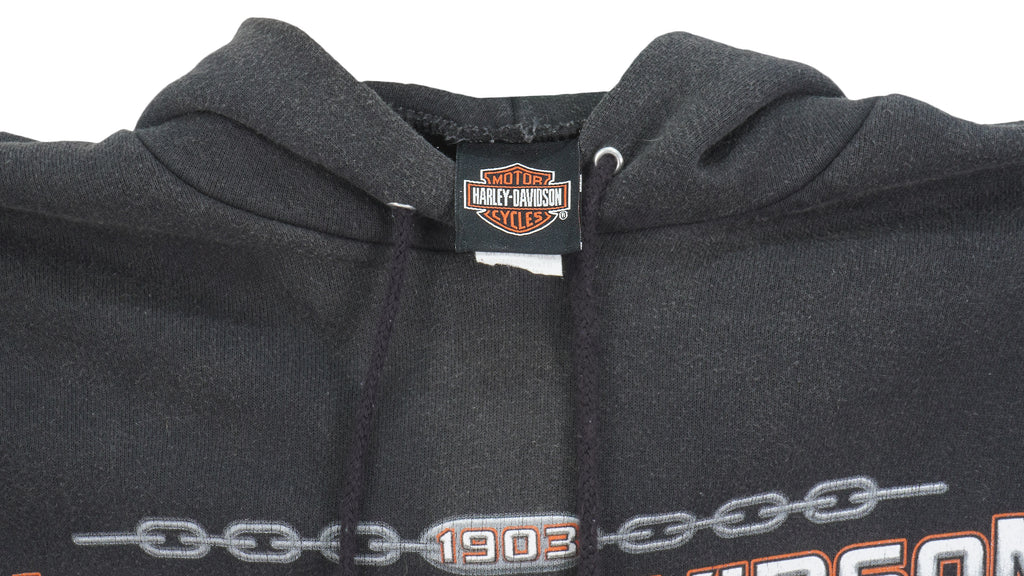 Harley Davidson - Woodstock Hooded Sweatshirt 2002 Medium Vintage Retro