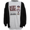 Vintage - Mont Blanc Ski Crew Neck Sweatshirt 1980s Medium Vintage Retro