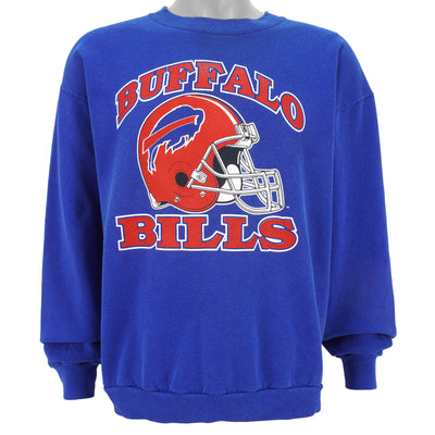 NFL (Trench) - Buffalo Bills Crew Neck Sweatshirt 1990s X-Large
