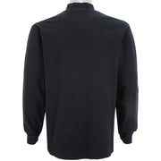 Nike - Black Turtle Neck Sweatshirt 1990s Medium Vintage Retro