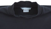 Nike - Black Turtle Neck Sweatshirt 1990s Medium Vintage Retro