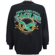 NFL (Logo 7) - Philadelphia Eagles Crew Neck Sweatshirt 1994 X-Large Vintage Retro Football