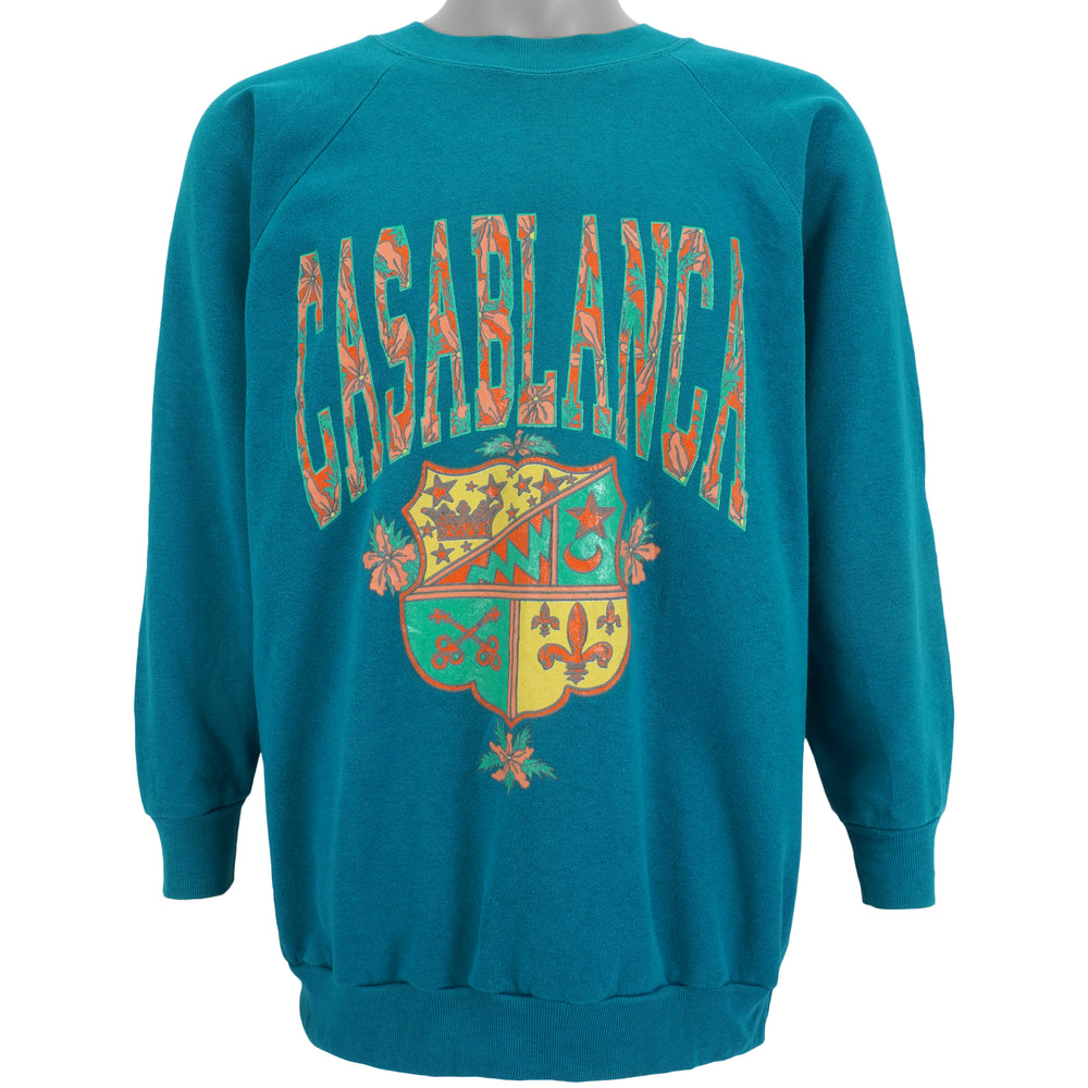 Vintage (Gopher Sport) - Casablanca Crew Neck Sweatshirt 1990s 3X-Large Vintage Retro